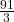 \frac{91}{3}