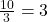 \frac{10}{3} = 3