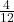 \frac{4}{12}