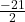 \frac{-21}{2}